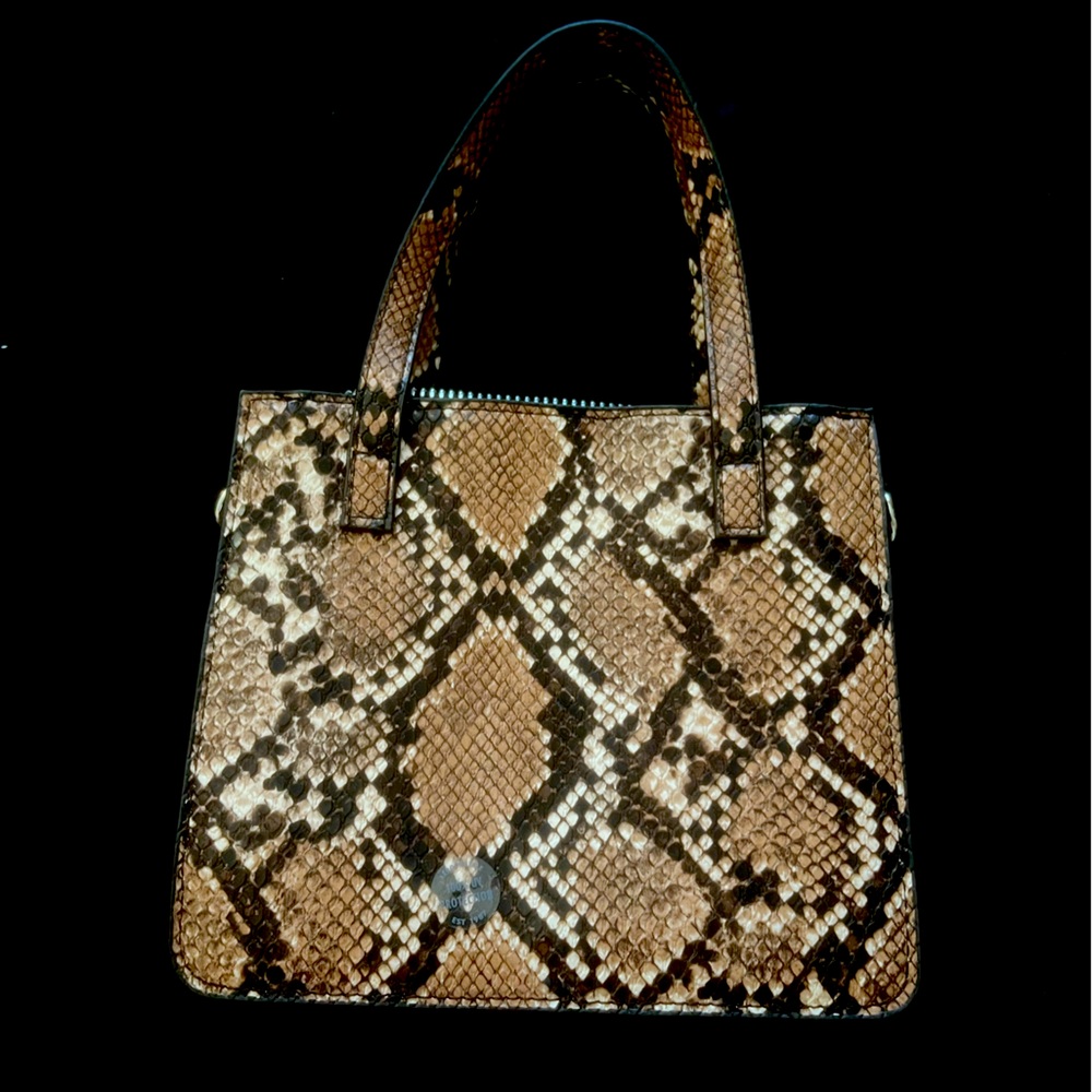 snakeskin bag